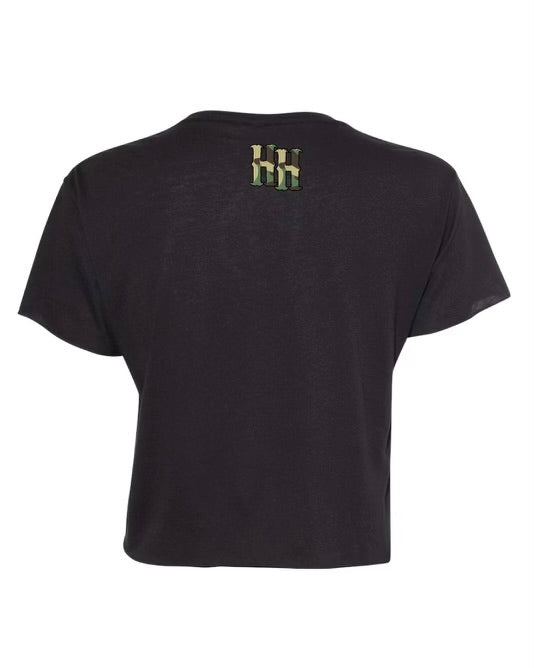 Womens Camo Crop Top