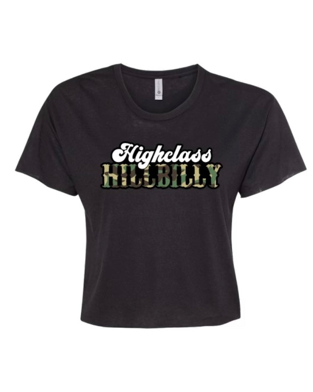 Womens Camo Crop Top