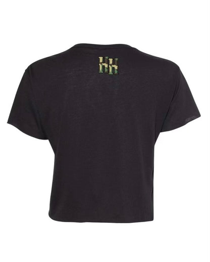 Womens Camo Crop Top