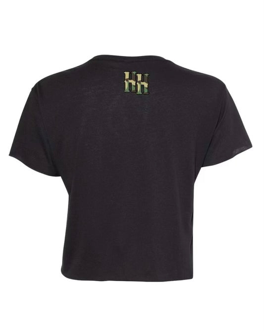 Womens Camo Crop Top